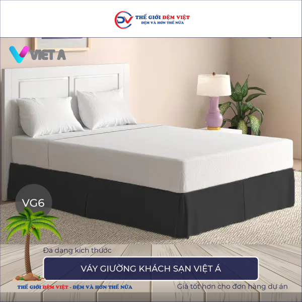 Váy giường khách sạn Việt Á VG 6